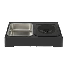 3 Piece Astro Elevated Dual Pet Feeder Set